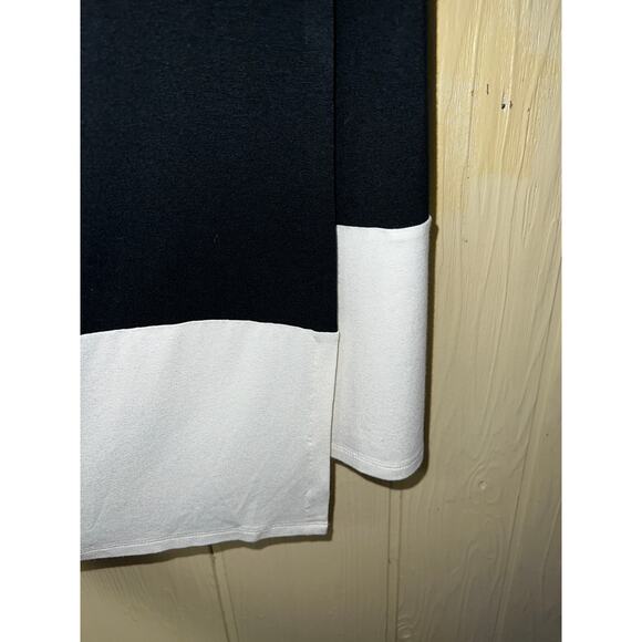 J. Jill Tunic Tank Top Womens Medium Colorblock Soft Knit Asymmetrical Hem - Picture 3 of 8